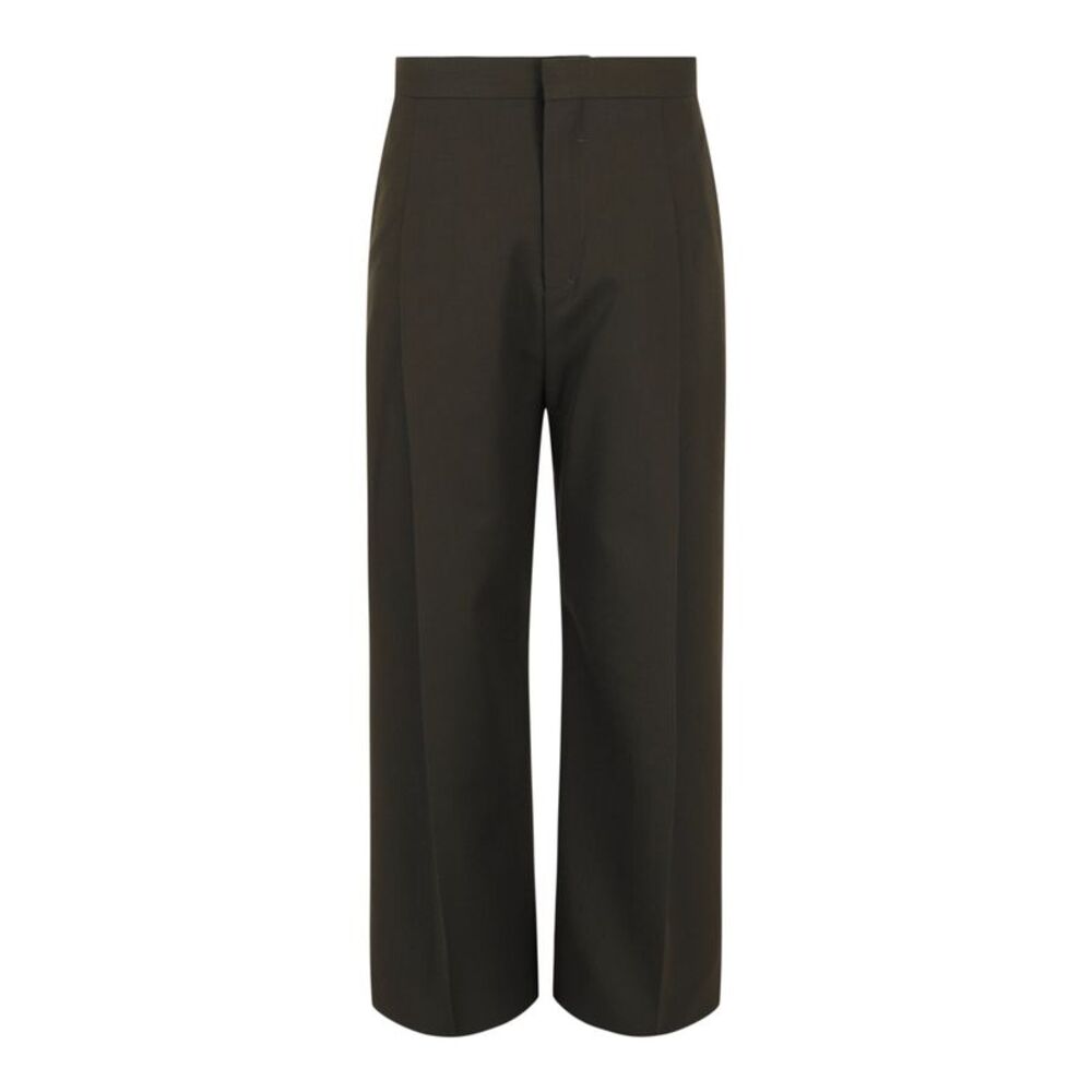Givenchy Pocket Straight-Leg Trousers Green Mens